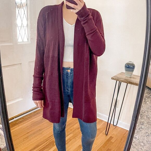 Lululemon Sit In Lotus Wrap Merino Wool In Cassis - Picture 3 of 10